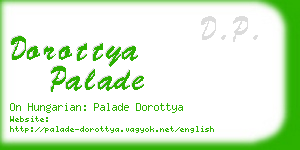 dorottya palade business card